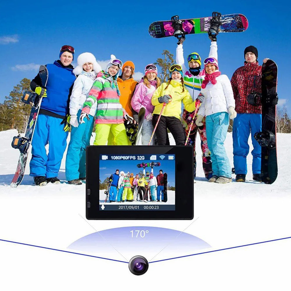 F200AS Action Camera Sports Video DV Camera 2-Inch Screen Mini Camcorder with Waterproof Case F200AS Action Camera Sports Video DV Camera 2-Inch Screen Mini Camcorder with Waterproof Case